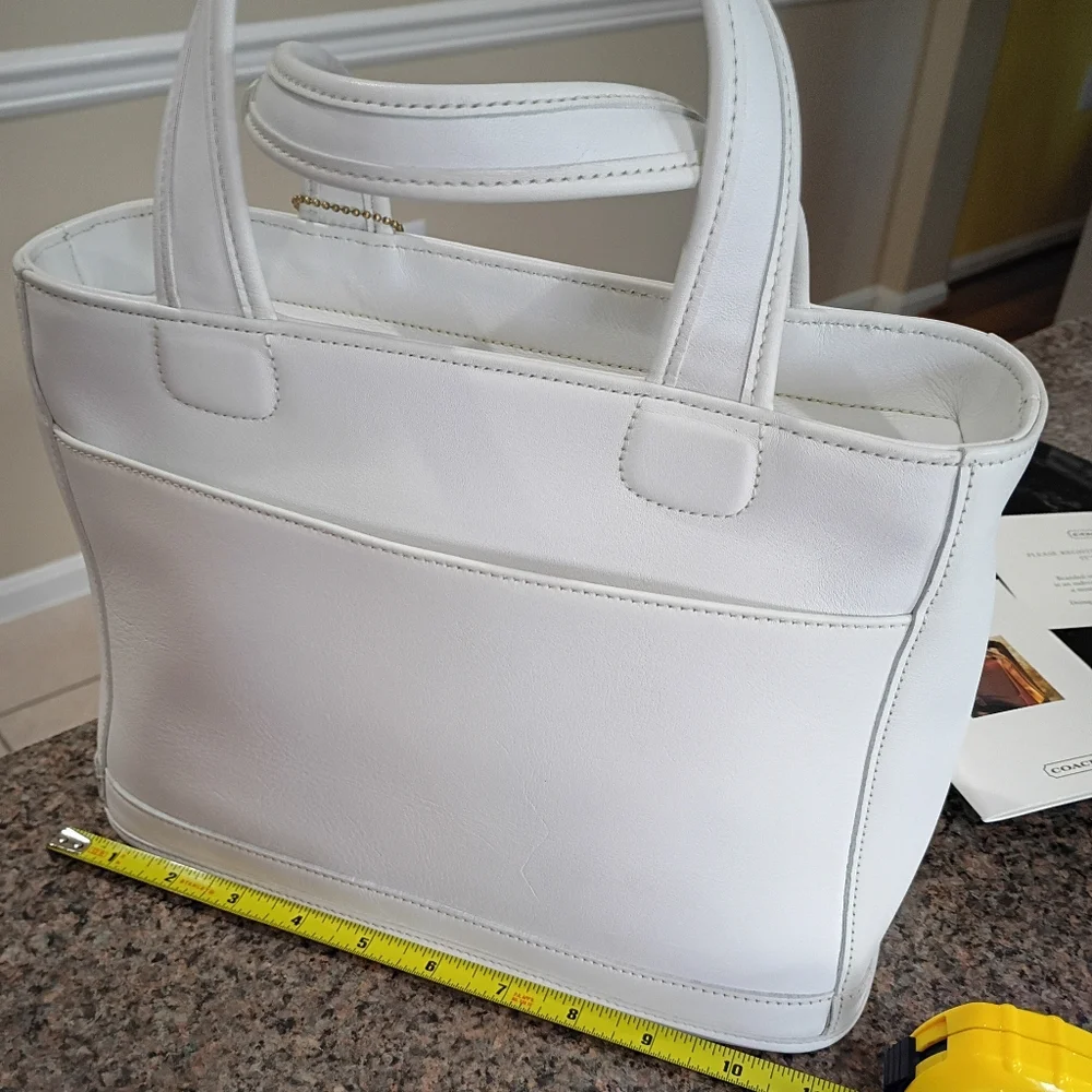 Coach Bleecker Satchel Leather  Bag